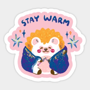 Stay warm Sticker